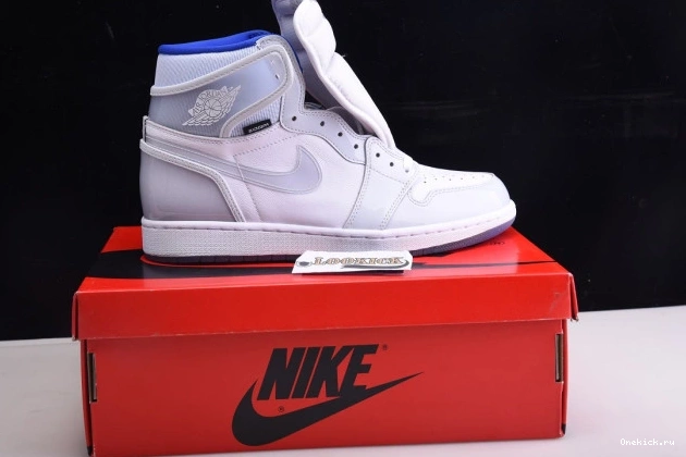 One Kick Air White Retro CK6637-104 Zoom Jordan Racer 1 Blue High 0805